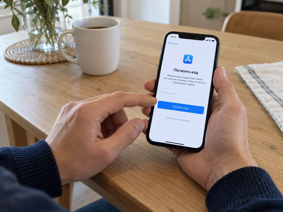 Активация электронного кода на iPhone дома